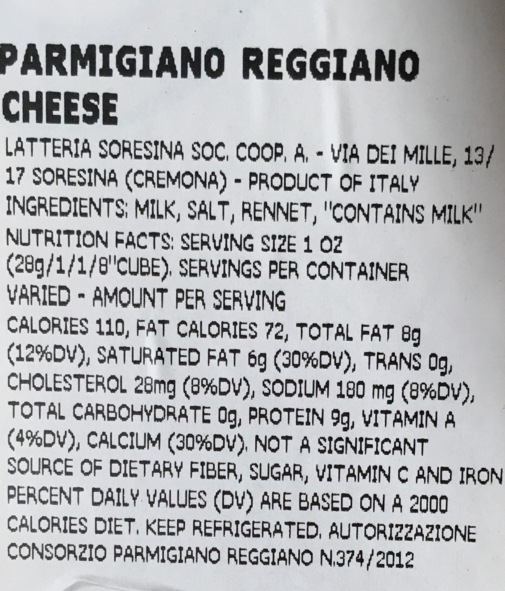 Parmigiano Reggiano Bova Foods