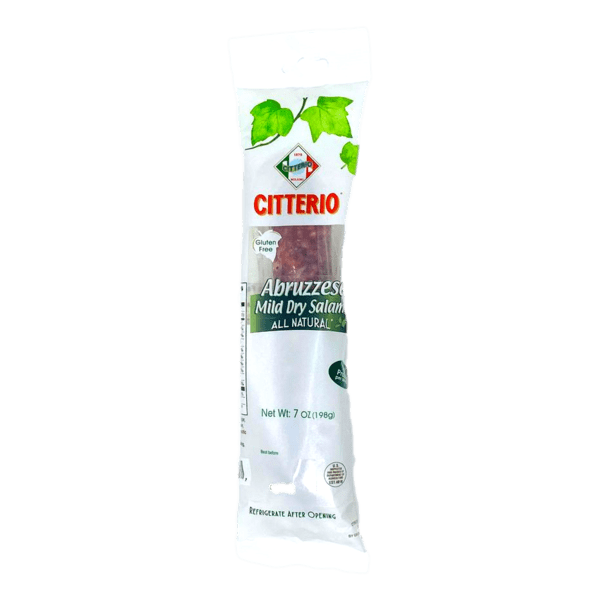 Citterio Abruzzese Sweet Dry Sausage 7oz. - Doris Market