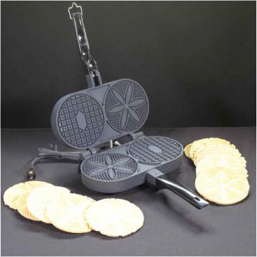Vintage C. Palmer Electric Pizzelle Iron Italian Cookie Maker, Model 1000,  USA